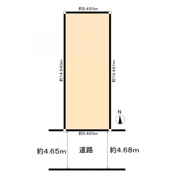 北名古屋市片場六所土地