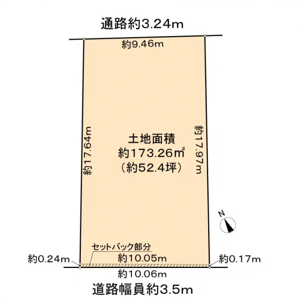 名古屋市中川区江松３丁目土地