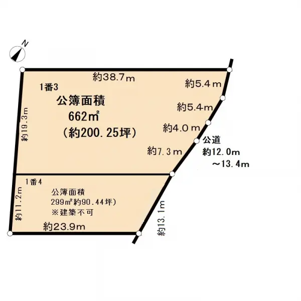 豊田市北曽木町柿内土地