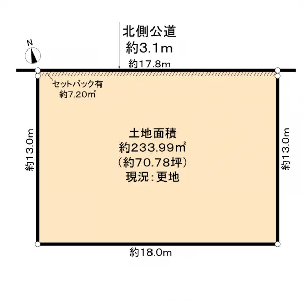 名古屋市守山区大字中志段味字西原土地