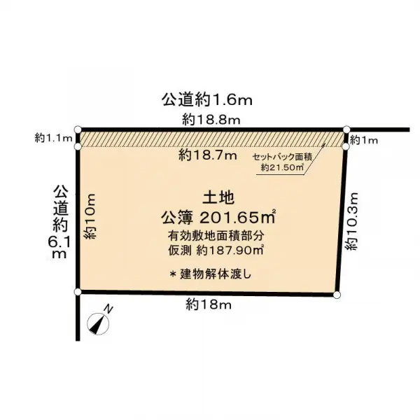 名古屋市南区笠寺町土地
