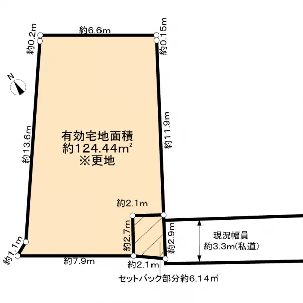 台東区谷中三丁目　売地