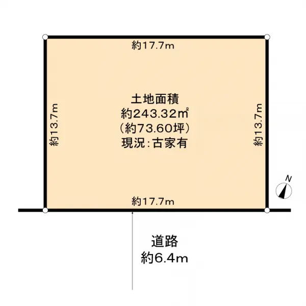 名古屋市名東区極楽３丁目土地