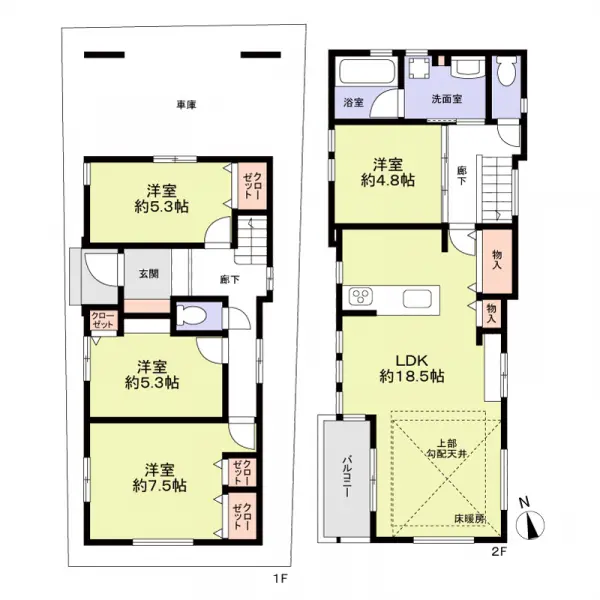 川口市南鳩ヶ谷３丁目中古戸建