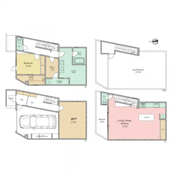 世田谷区三軒茶屋１丁目中古戸建