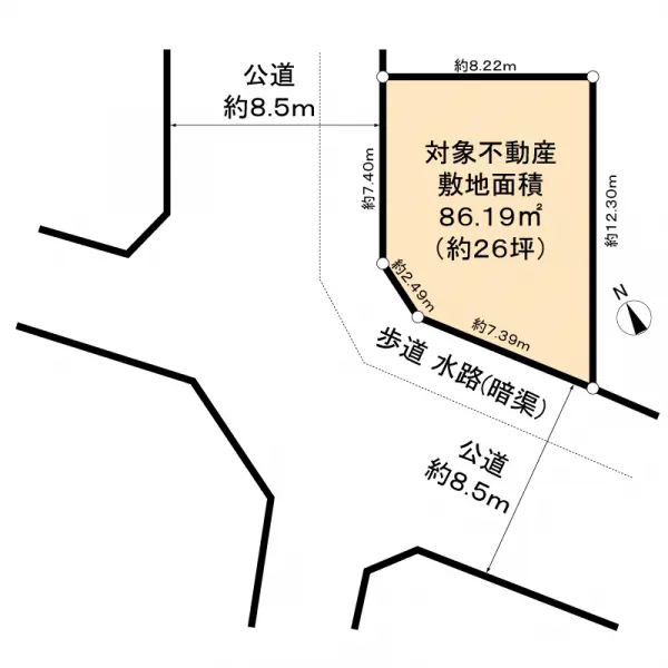 川口市三ツ和２丁目　古家付土地