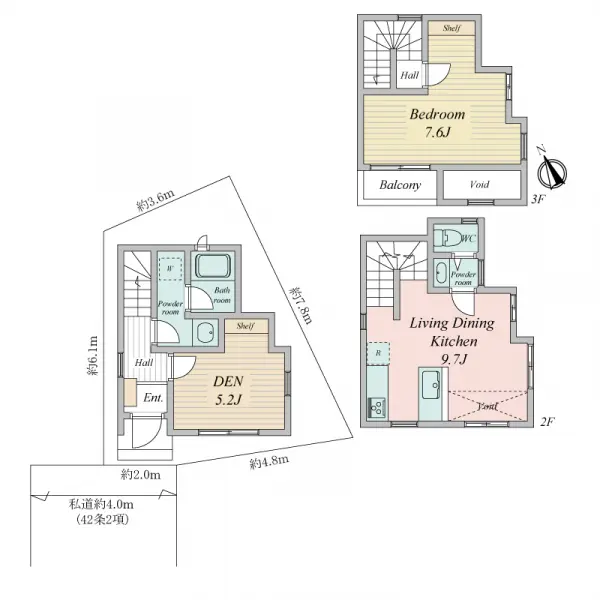 川崎市多摩区宿河原4丁目　新築戸建B号棟