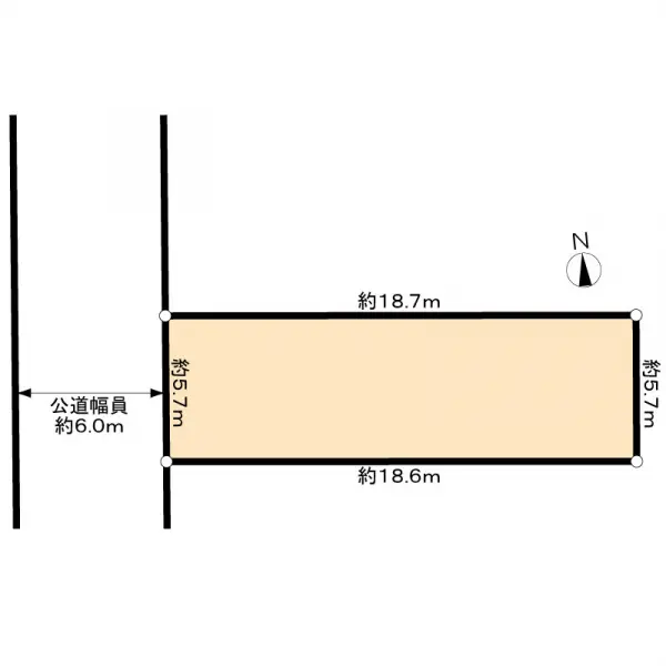 府中市若松町３丁目土地　3号地