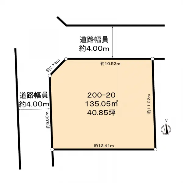 東大阪市花園西町１丁目土地