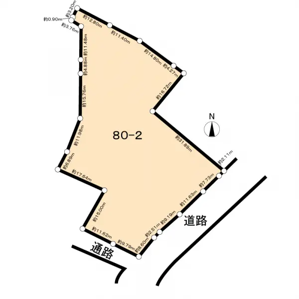 京都市北区大北山原谷乾町土地