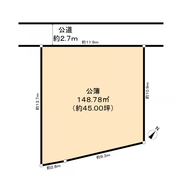 我孫子市寿２丁目　土地