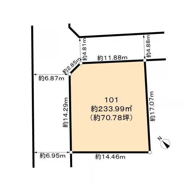 福岡市東区高美台２丁目　土地