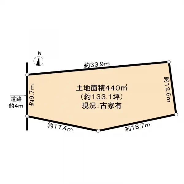 名古屋市名東区梅森坂西２丁目土地