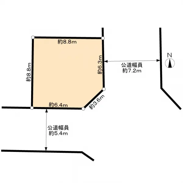 杉並区上井草１丁目土地　A号地