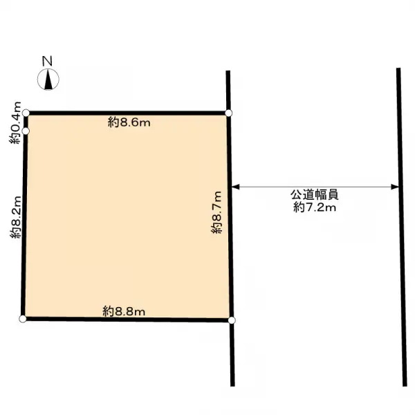 杉並区上井草１丁目土地　B号地