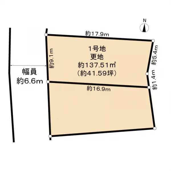 堺市南区槇塚台３丁土地　１号地