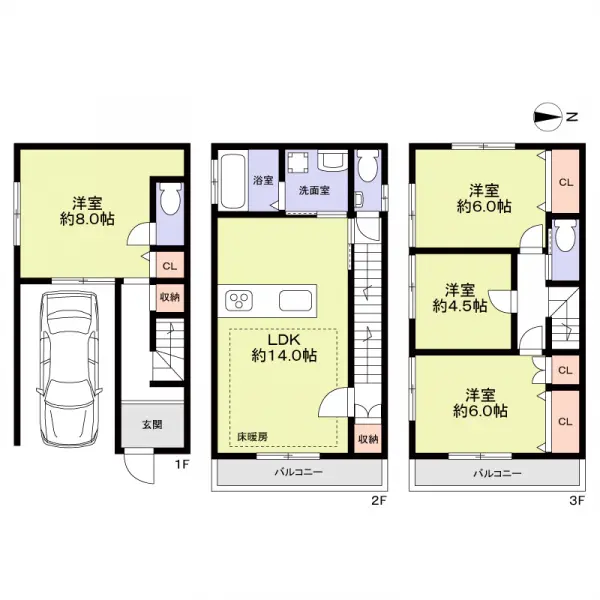 大阪市東住吉区照ケ丘矢田３丁目中古戸建