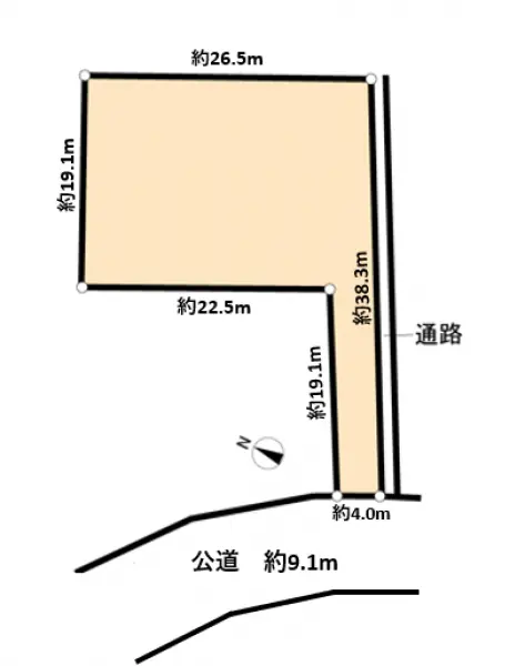 上尾市大字畔吉土地