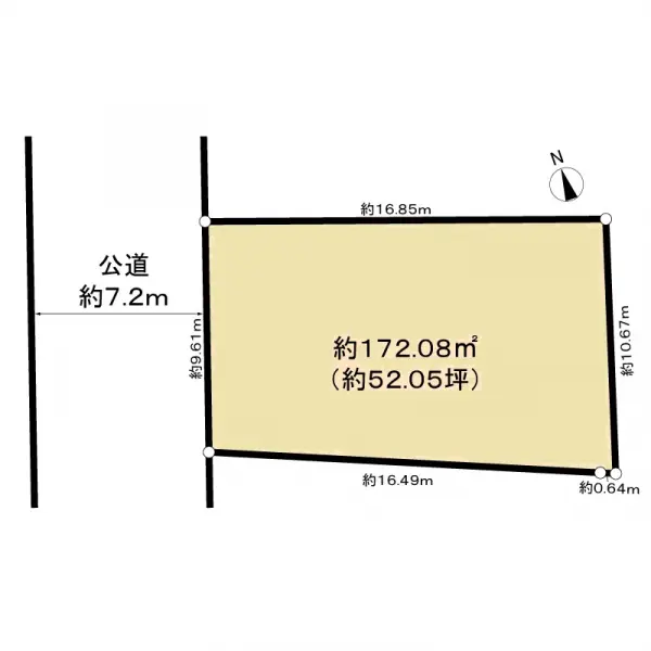 杉並区上荻３丁目土地