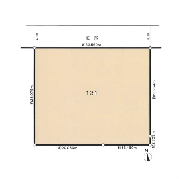 北名古屋市鹿田花の木土地