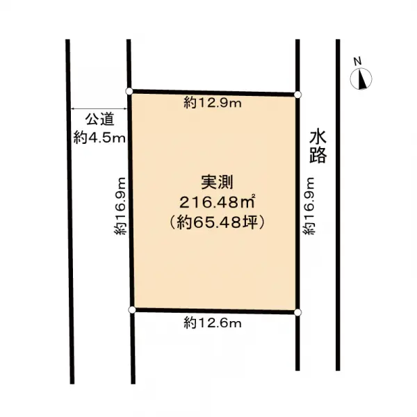 流山市大字中野久木　土地