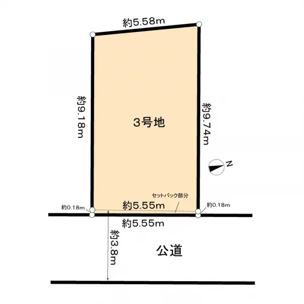 川崎市中原区中丸子　３号地