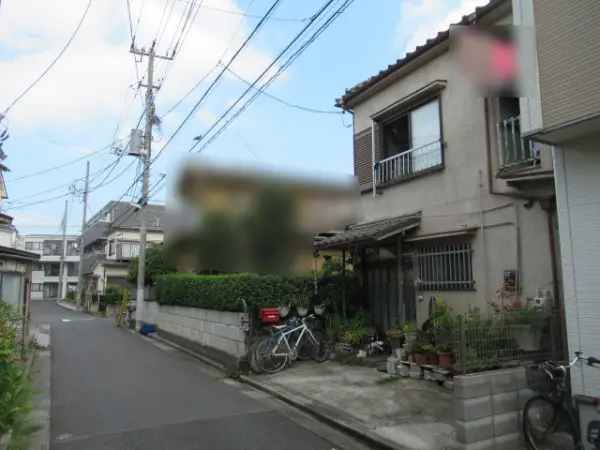 足立区扇１丁目　古家付土地