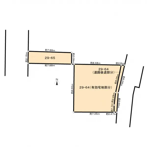 荒川区荒川４丁目　土地