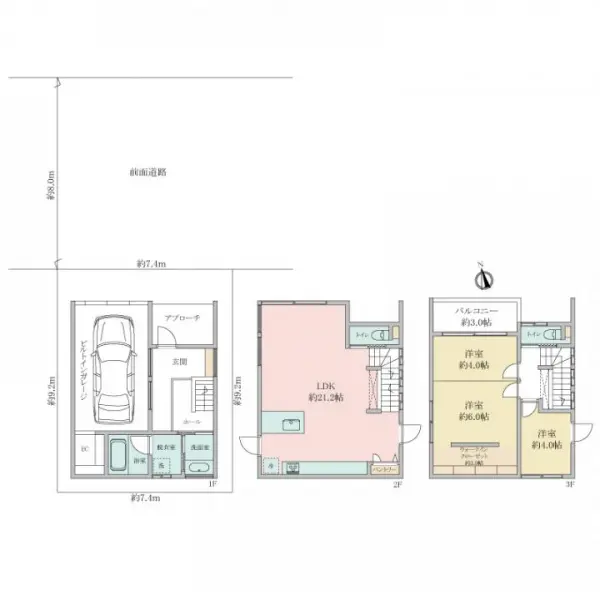 ■住友林業（株）建築プラン例２　建物参考価格：約7000万円（外構・インテリア含む）