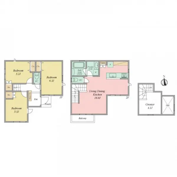 杉並区上井草１丁目土地　B号地