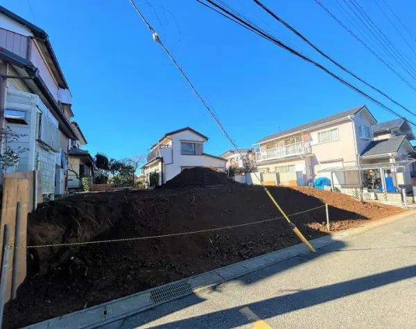 柏市松ケ崎　土地