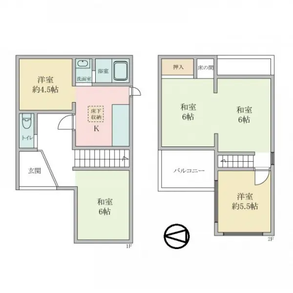 現状の間取り図面でございます！