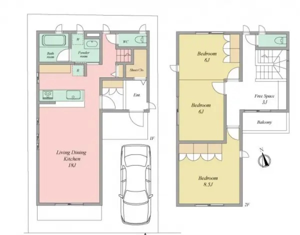 川崎市中原区小杉陣屋町２丁目　土地