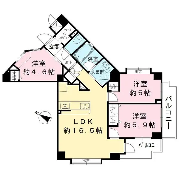 サンクタス三軒茶屋タイムズヴィレッジ