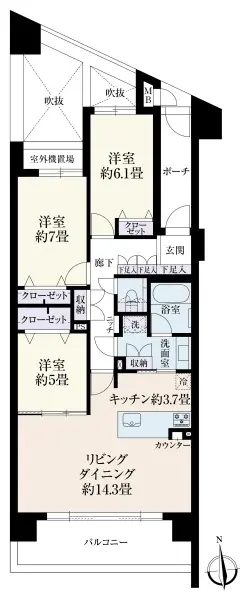 ファミールグラン高井戸デュープレックス