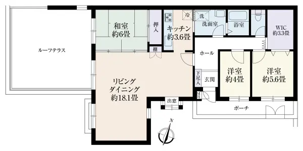クレール洋光台テラスハウスレフトウイング