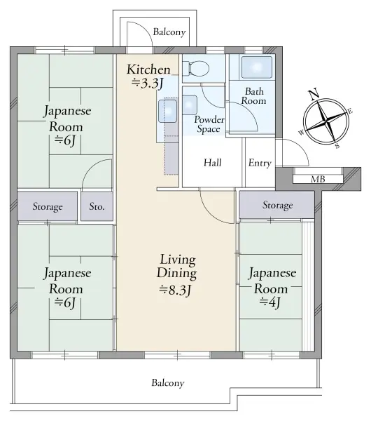 夏見台住宅第１３号棟