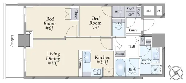 リヴァリエＣ棟