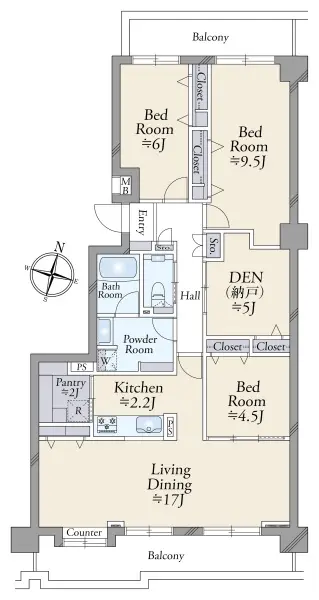 セソール川崎京町ハイライズフォースピア　