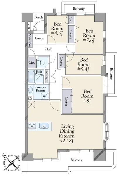 多摩川ハイム　３号棟