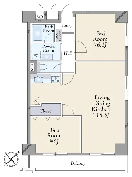 曳舟東ビューハイツ