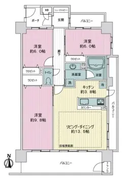 サーパス簗瀬西通り