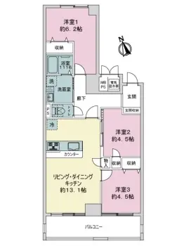ライオンズマンション虹ヶ丘A