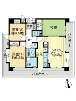 ライオンズヴィアーレ武蔵小金井　弐番館
