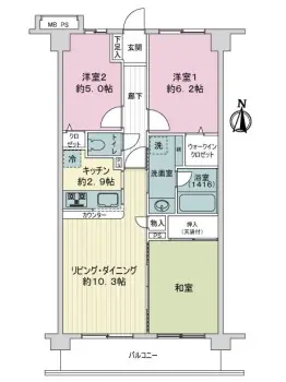 ライオンズマンション竹の塚元渕江公園第３
