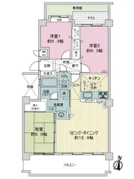 ライオンズヴィアーレ鹿山A棟