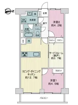 西新井スカイハイツＢ棟