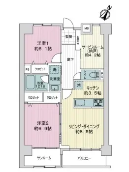 ライオンズマンション鹿野