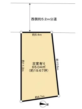葛飾区東新小岩８丁目古家付土地