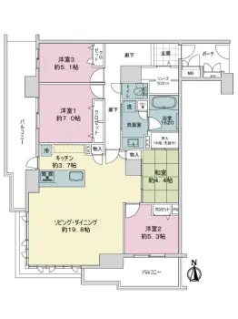 モントーレ香椎浜サーフタワーセンターコート